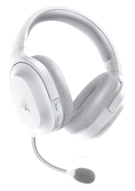 Žaidimų ausinės Razer Barracuda X Mercury, baltos