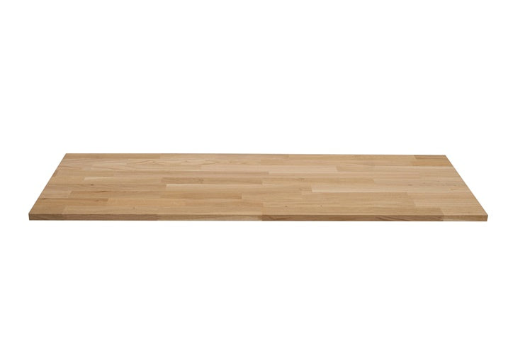 Oak panel, glued, finger-jointed, planed, 100x30x2 cm