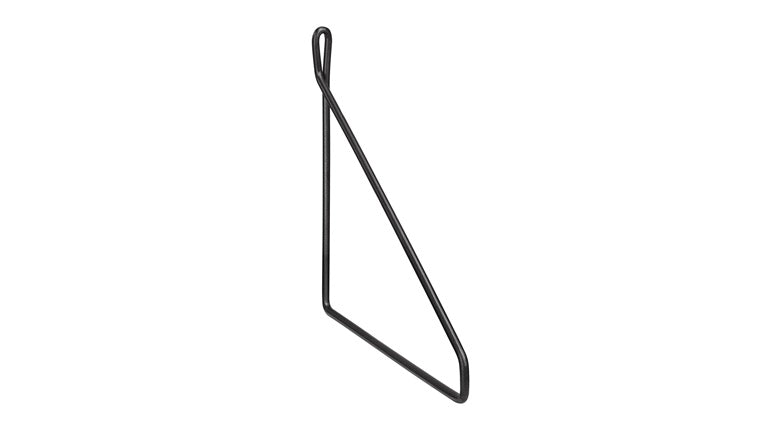 Shelf bracket Dolle Fil, 210x210 mm, black