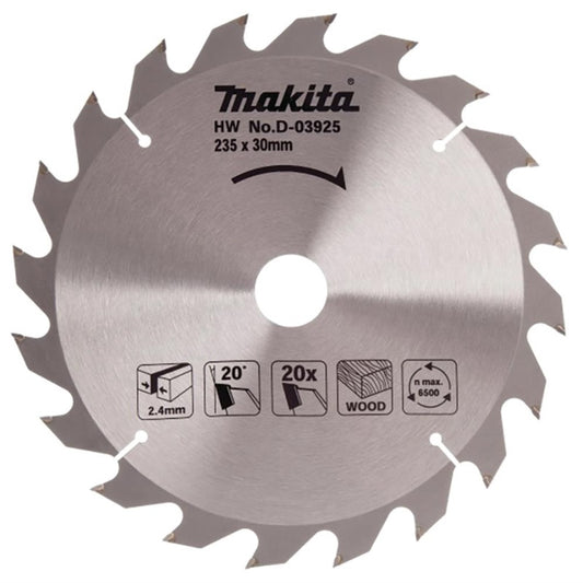 Makita Saw Blade D-03925 235 X 2.4 X 30 mm