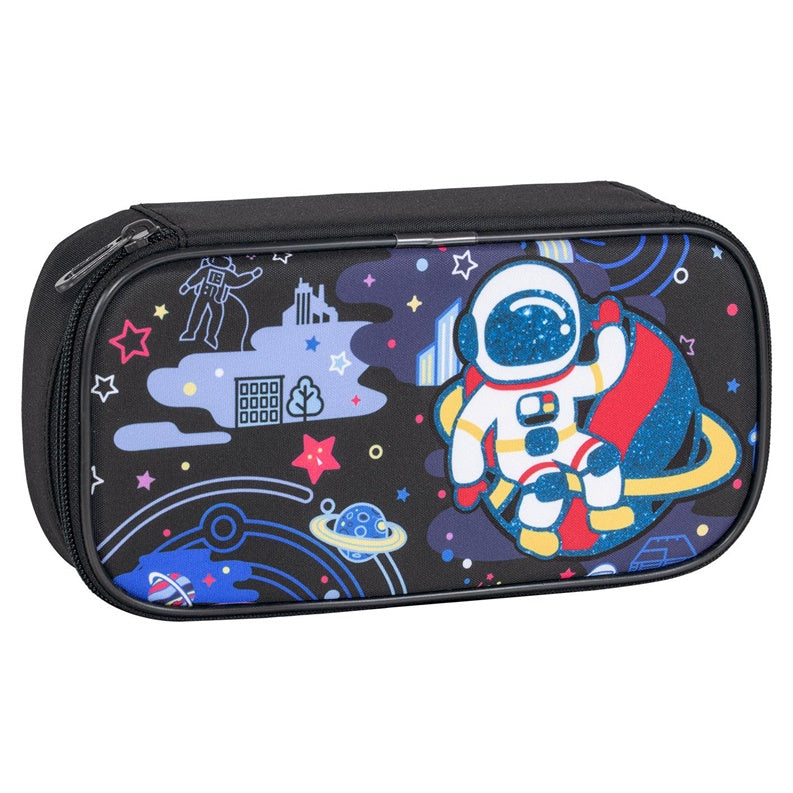 Pencil case without accessories TGAS-017C05, 6x21.5cm, assorted colors