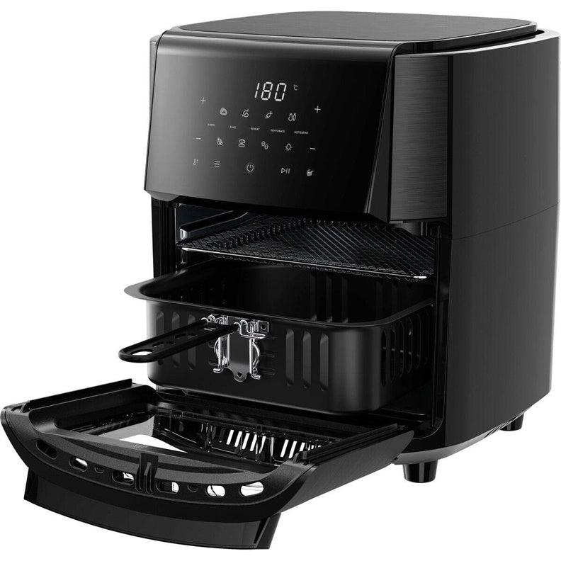Frytkownica beztłuszczowa Electrolux EAF12B, czarna, 1800 W
