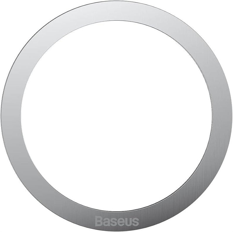 Metal ring for magnetic car holder Baseus silver
