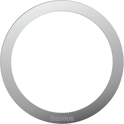 Metal ring for magnetic car holder Baseus silver