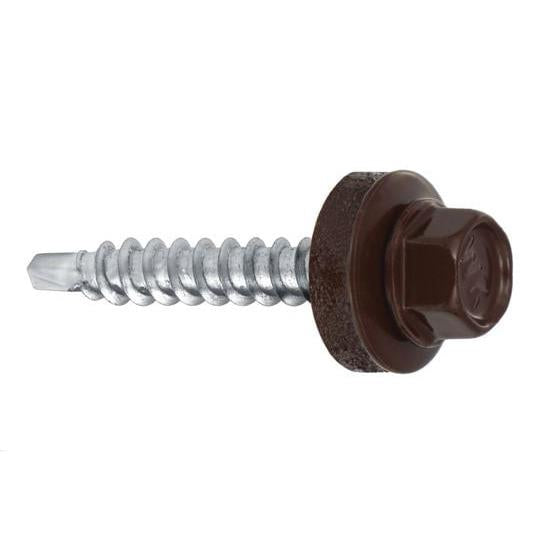 Wkręt samowiercący Wkret-Met WFD, RAL8017, 4.8 mm x 35 mm, 250 szt.