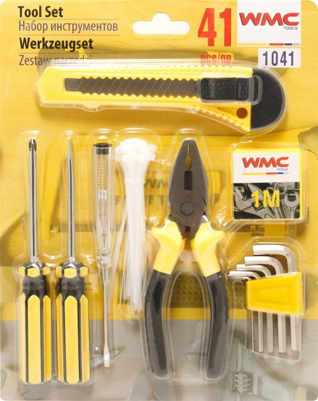 Zestaw narzędzi WMC TOOLS 1041 41 szt.