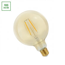 Spectrum LED bulb, G125, E27, 4.9W, 490LM, 2400K, AMB