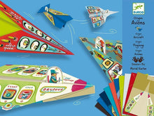 Popierinių figūrų gaminimo rinkinys Djeco Origami planes