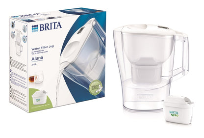Dzbanek filtrujący wodę Brita ALUNA, 2.4 l, biały