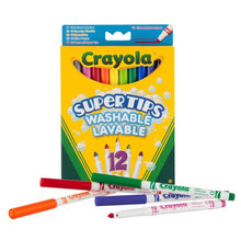 Flomasteriai Crayola, vienpusiai, 12 vnt.