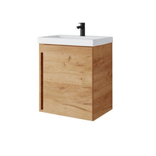 SZAFKA WISZĄCA Z UMYWALKĄ WTU-50GE-PM GOLD OAK