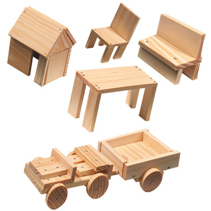 Medinių figūrų gaminimo rinkinys SES Creative 00943