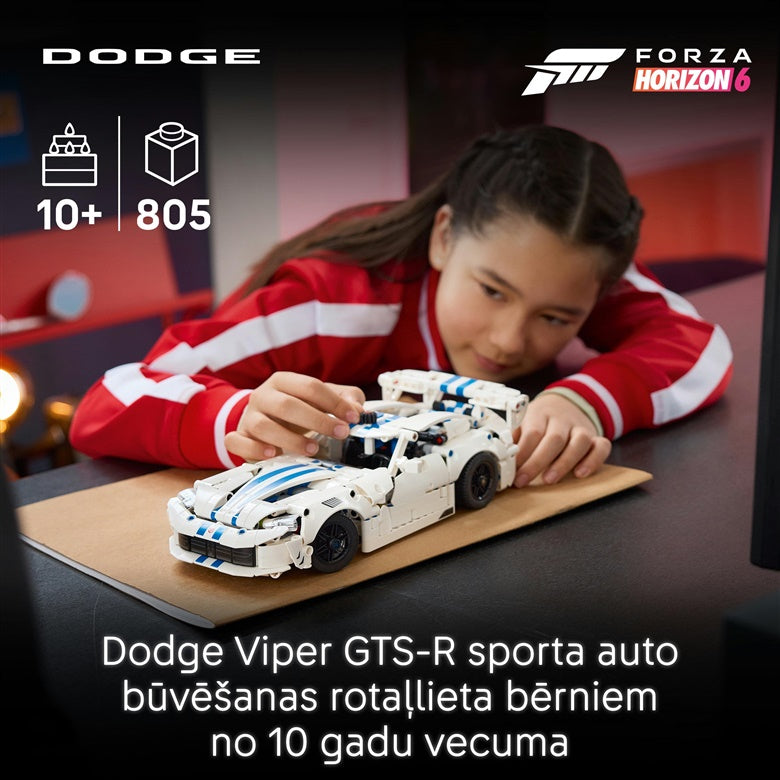 Konstruktorius LEGO® Technic Dodge Viper GTS-R“ 42234, 805