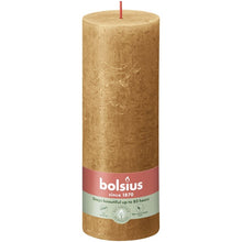 Žvakė, cilindrinė Bolsius Rustic,, 19/6.8 cm, ruda