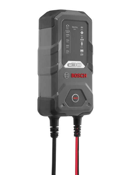 Battery charger BOSCH C30, 6–12 V, 3.8 A