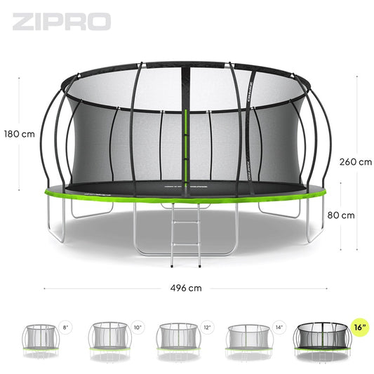 Trampolina Zipro Jump Pro Premium 16FT, 496 cm, 12578746