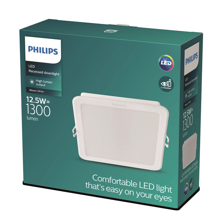 Recessed luminaire Philips MESON, 12.5W, 4000K, LED