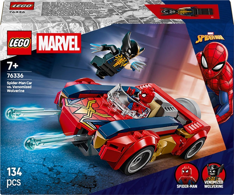 LEGO® Spider-Man Car Designer 76336, 134 pcs.