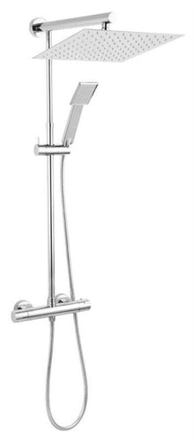 Shower set with thermostatic mixer NP75SQ-TRV7U, chrome