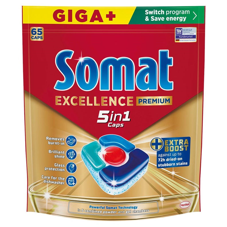 KAPSULĖS INDAPLOVIŲ SOMAT PREMIUM 65VNT