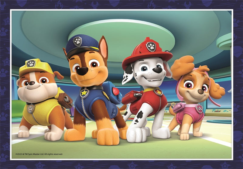 Dėlionė Clementoni PAW PATROL 4IN1 21513, 19 cm x 14 cm