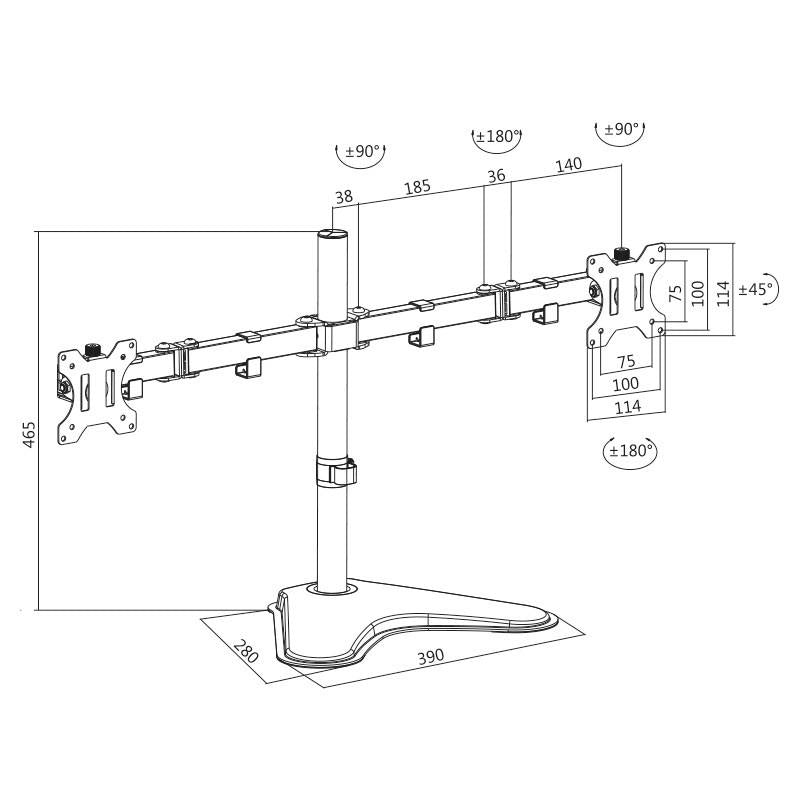 MONITOR HOLDER LOGILINK BP0045