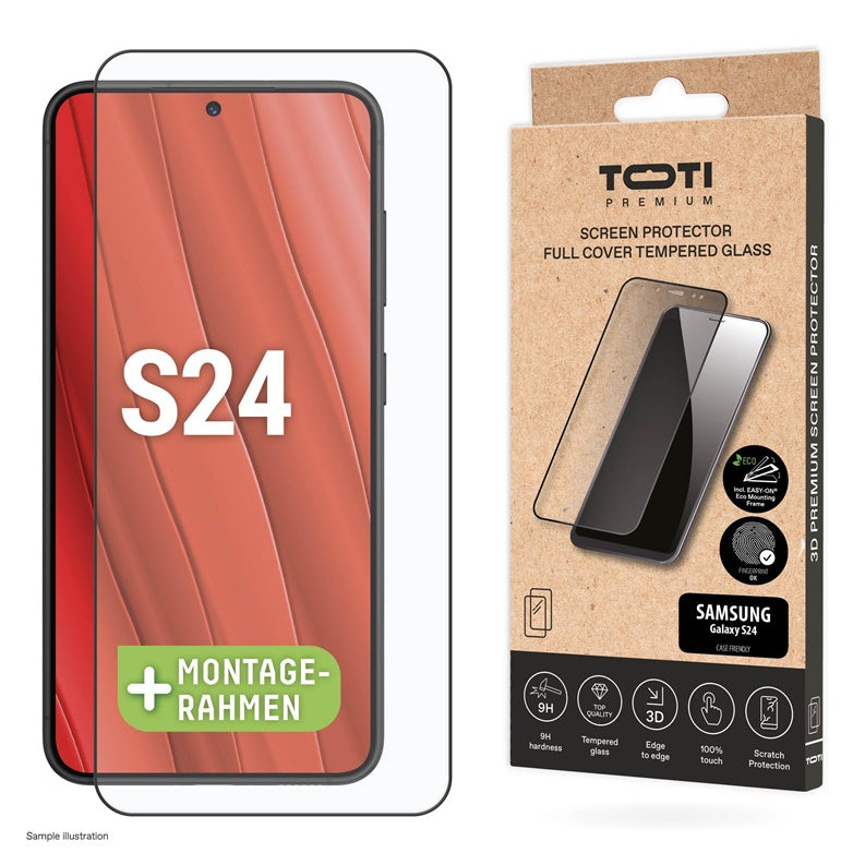 Toti Galaxy S24/S25 Phone Screen Protector, 9H