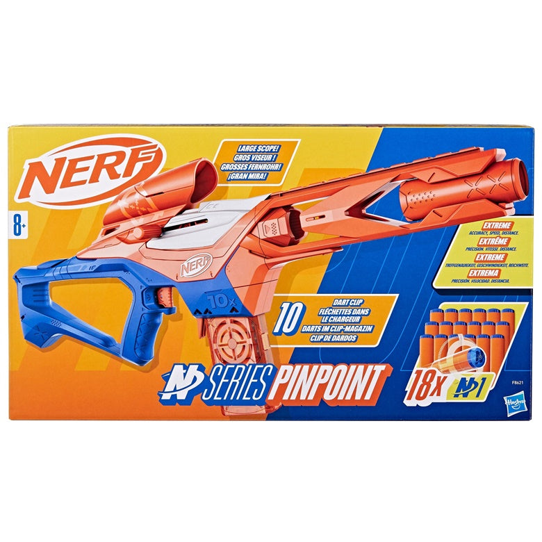 Zabawkowy pistolet Nerf z pociskami, 55.9 cm