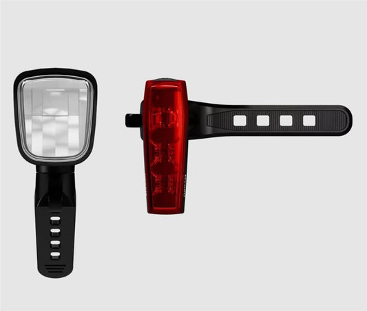 Dviračių žibintų rinkinys Osram LED, plastikas, juoda