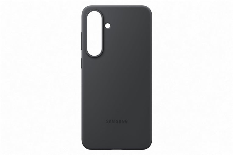 Telefono dėklas Samsung Silicone, Galaxy S25 Plus, juoda