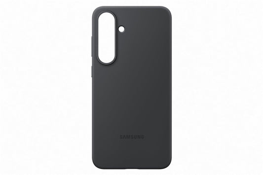 Etui na telefon Samsung Silicone, Galaxy S25 Plus, czarne
