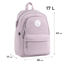 School backpack GO26-141L-2, pink, 28x17x43 cm