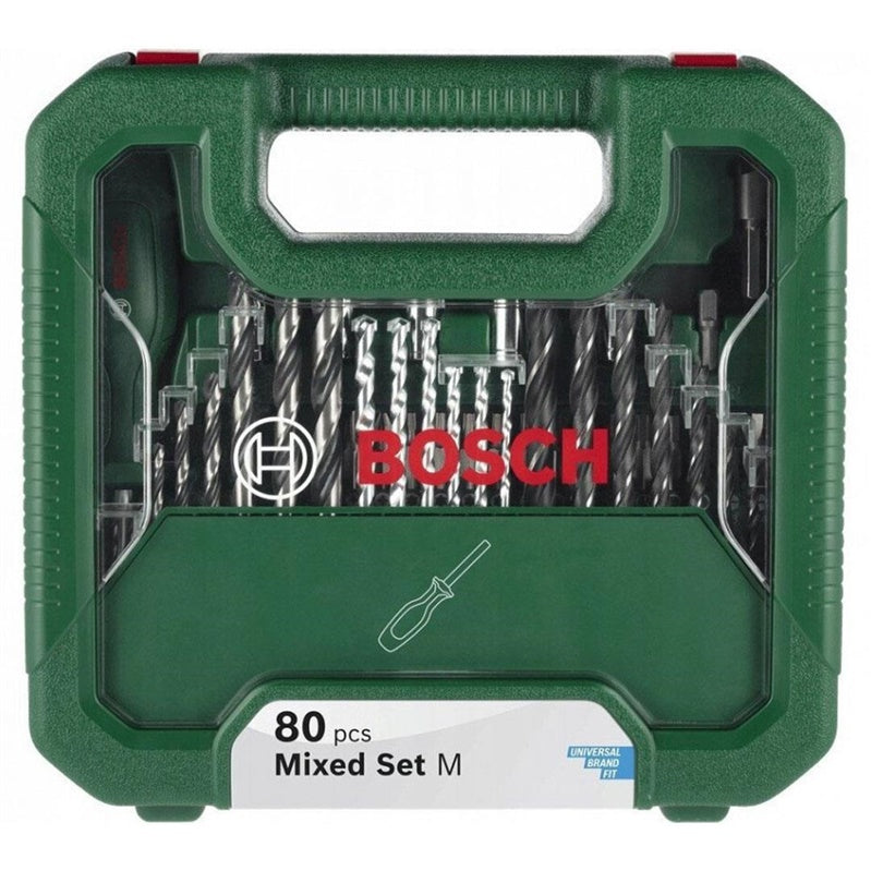 Antgalių ir grąžtų rinkinys Bosch, 80 vnt.