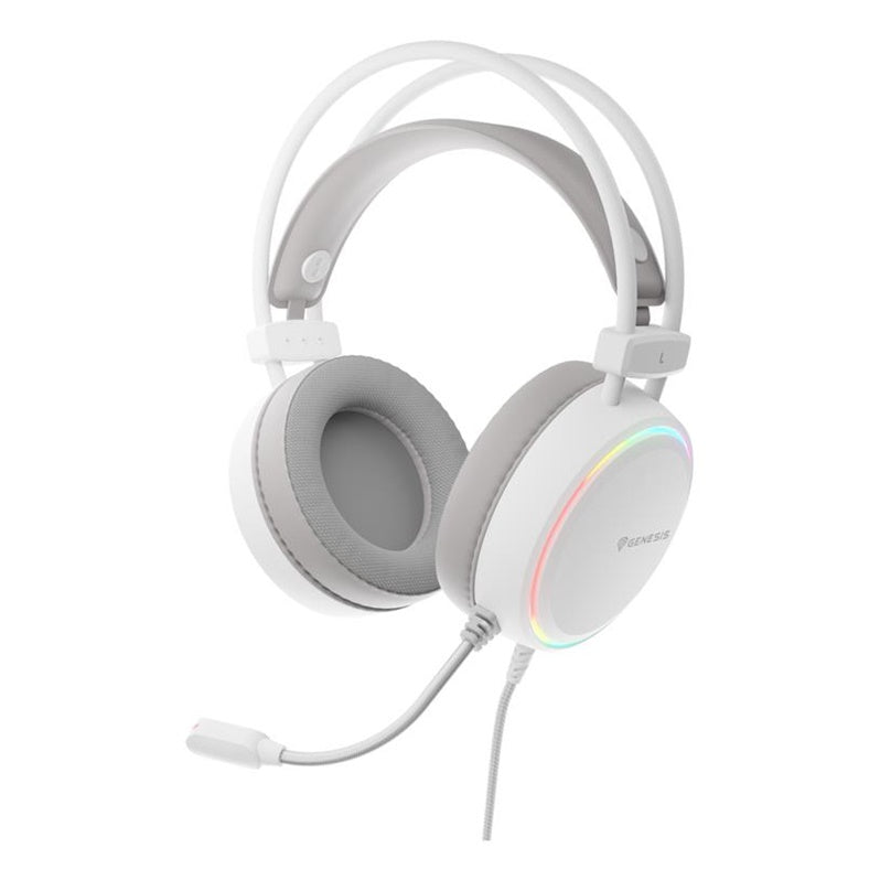 HEADPHONES GAMING GENESIS NEON 613 G2 WHITE