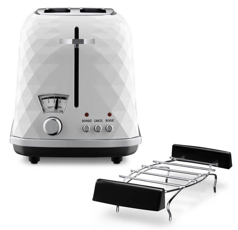 Toster De'Longhi Brillante CTJ 2103.W, biały