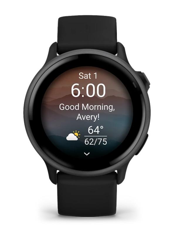 LAIKRODIS IŠMANUSIS VIVOACTIVE 6 JUODAS