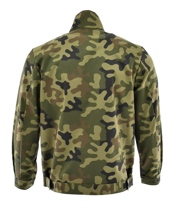 Švarkas Sara Workwear, žalia, medvilnė/poliesteris, L dydis