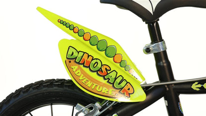 Vaikiškas dviratis Dino Bikes 616-DSA, juodas/žalias