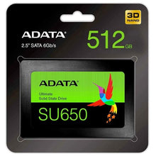 Dysk SSD Adata Ultimate SU650, 2,5", 512 GB