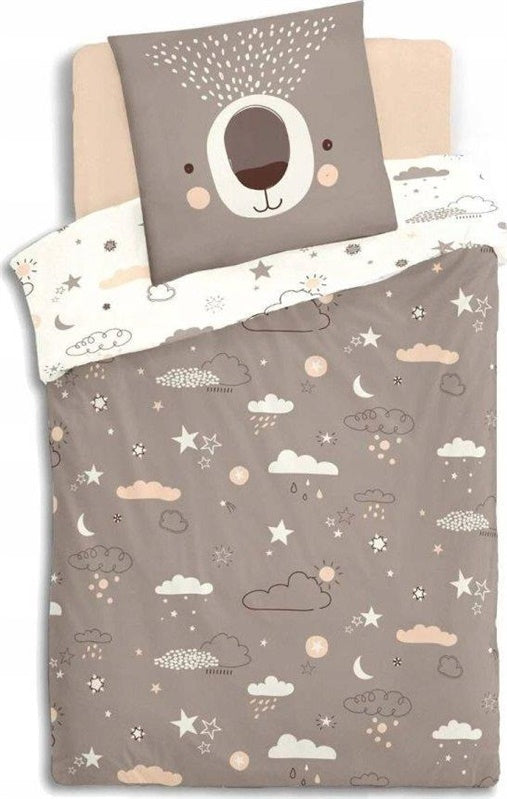 Duvet cover set Atmosphera Bear 65x65cm 140x200cm