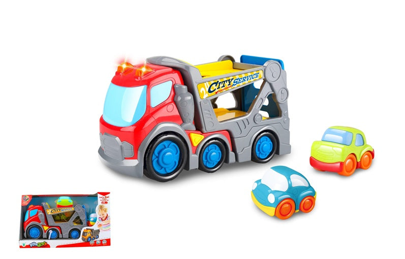 Toy Car Busy City DHTS10359J, red