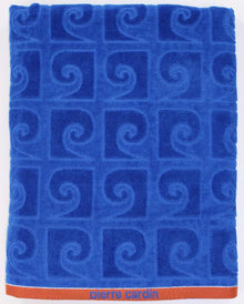 Pierre Cardin beach towel, blue, 170 x 90 cm