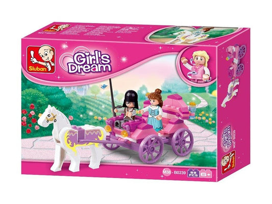 Sluban Princess carriage M38-B0239 construction set, plastic