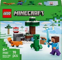 LEGO® Minecraft Steve's Taiga Adventure 21583 Building Kit