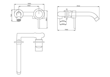 Washbasin mixer Invena Dafni BP-88-U04-A, black