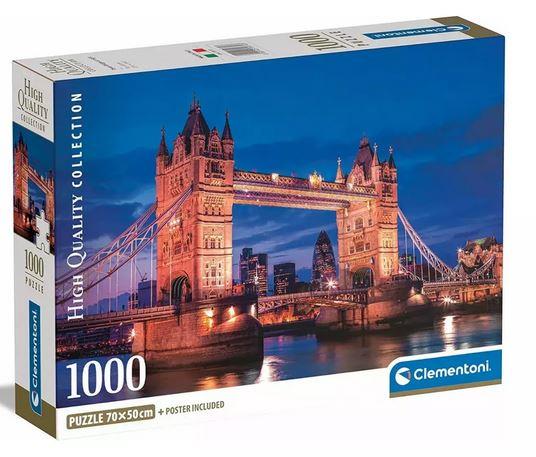 Jigsaw Puzzle Tower Bridge At Night 39772, 50x70 cm, 1000 pcs