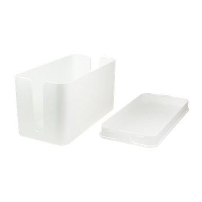 Cable Organizer Logilink Cable Box, 407 x 133.5 mm, white