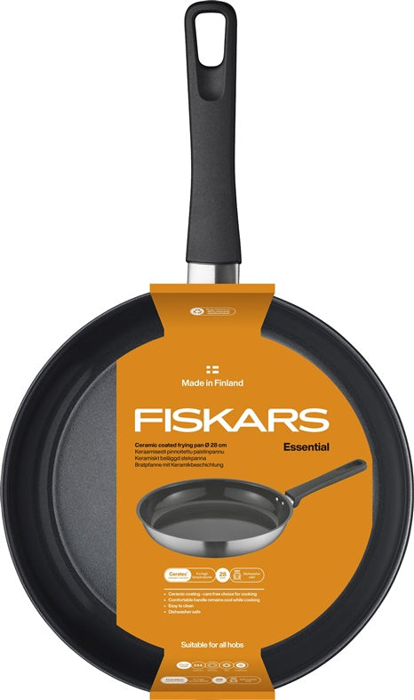 Fiskars Frying Pan, 28 cm, Stainless Steel