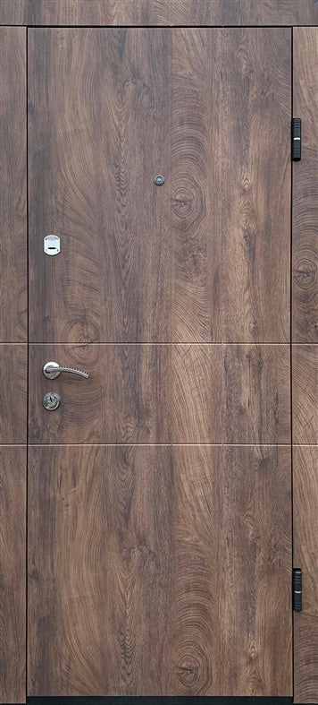 DOOR STEEL OPTIM-185 BROWN 860X2050X80R
