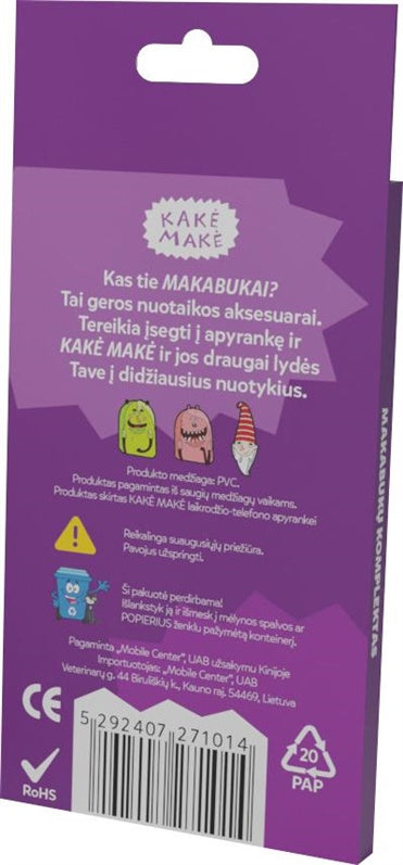 Figūrėlė Kakė Makė, įvairių spalvų